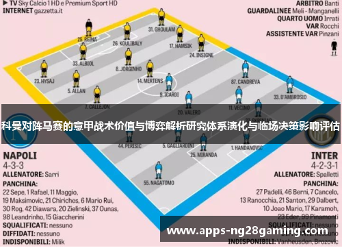 科曼对阵马赛的意甲战术价值与博弈解析研究体系演化与临场决策影响评估 科曼对阵马赛的意甲战术价值与博弈解析研究体系演化与临场决策影响评估